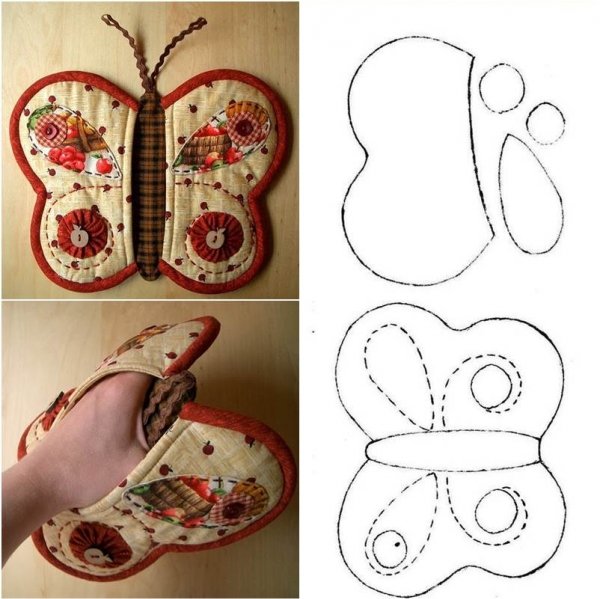 Butterfly Pot Holder