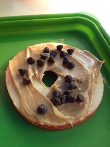 Apples and Peanut Butter and Chocolate Chips