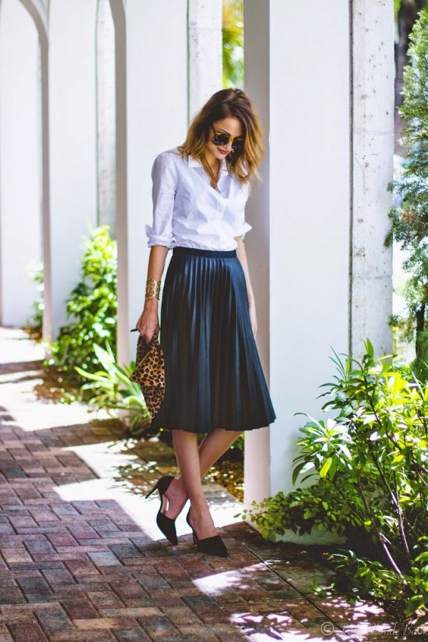 Pleated Skirt