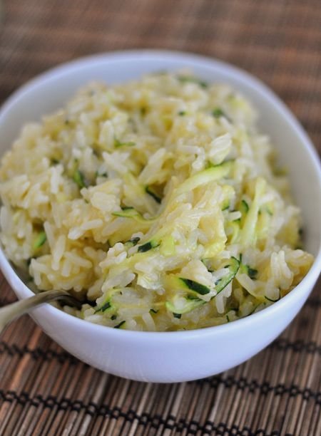 Cheesy Zucchini Rice