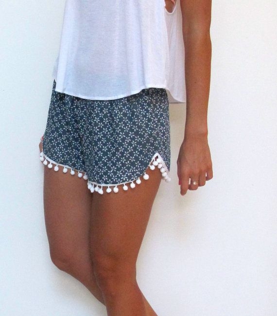 Patterned Shorts and a Loose Tank Top