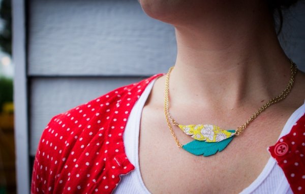 Prairie Feather Necklace