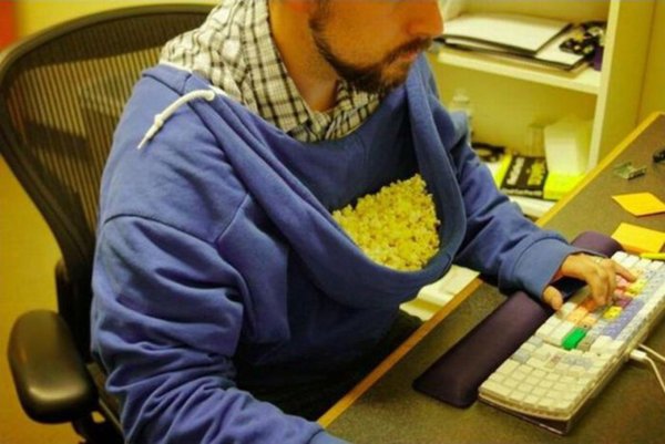 Where to Keep Your Popcorn (or Chips) when You’re Working