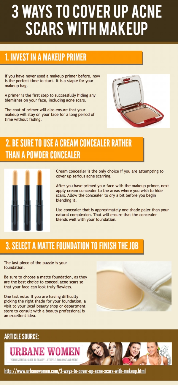 3 Ways to Cover up Acne Scars with Makeup