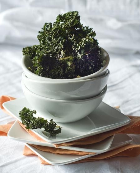 Roast Salt and Vinegar Kale Chips