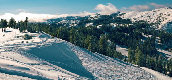 mountainous landforms, landform, piste, mountain range, snow,