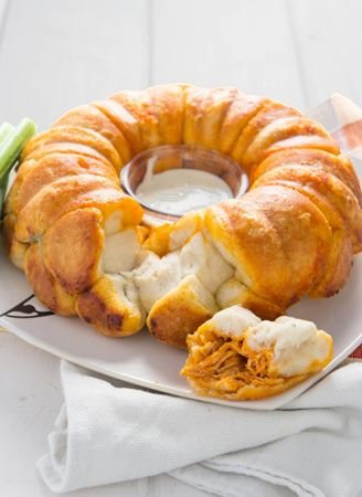 Buffalo Chicken Monkey Bread