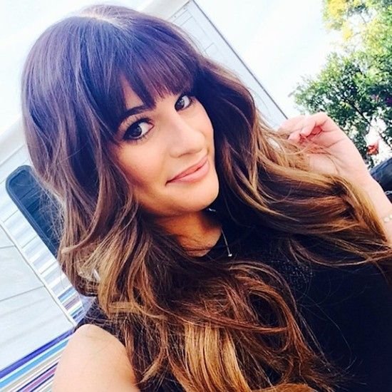 Lea Michele's Beautiful Bangs