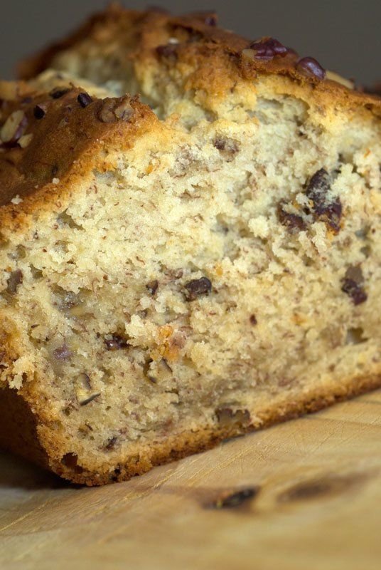 Banana Nut Bread with Cream Cheese