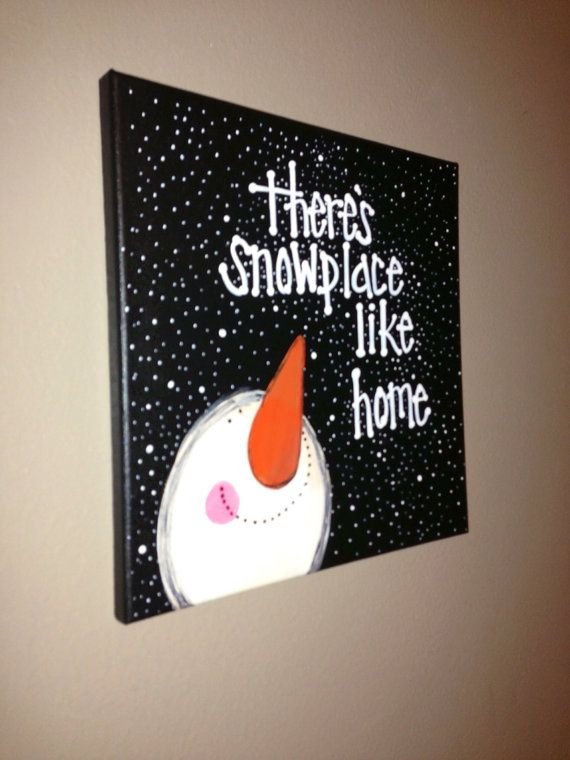 Snowman Canvas