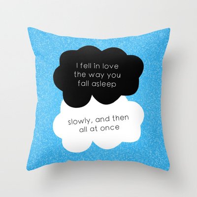 TFiOS Quote Throw Pillow