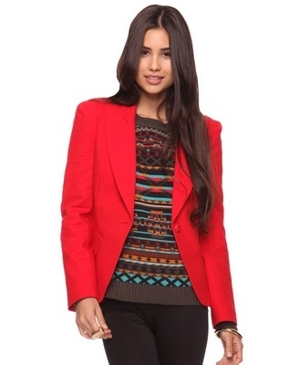 Forever 21 Red Blazer