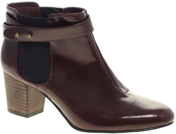 ASOS Alpini Patent Chelsea Ankle Boots