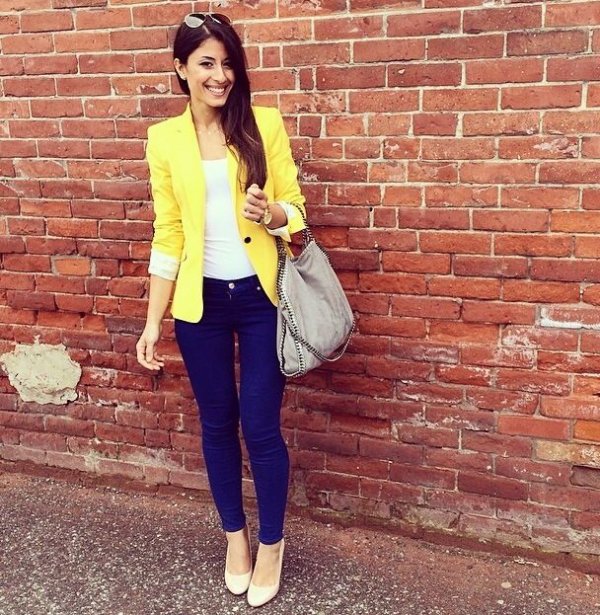 Add a Blazer and Heels