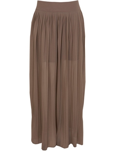 Miss Selfridge Plisse Maxi Skirt