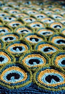 Peacock Afghan Pattern