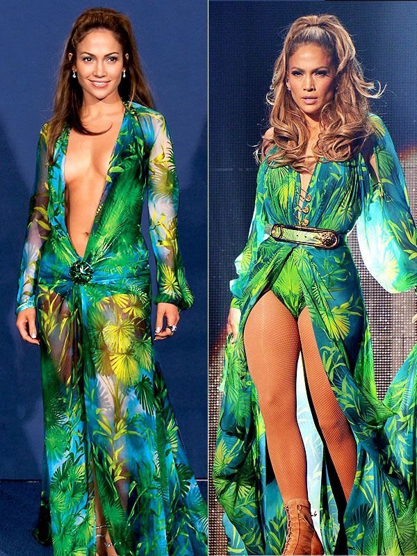 Versace Dress, 2000 & 2014 That Became Such a Memorable Red Carpet Gown