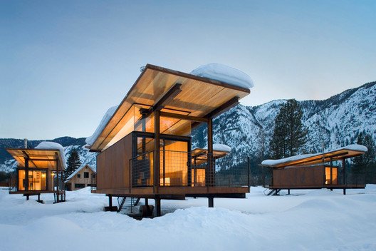 Rolling Huts in Winthrop, WA