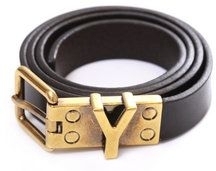 Yves Saint Laurent Skinny Y Belt