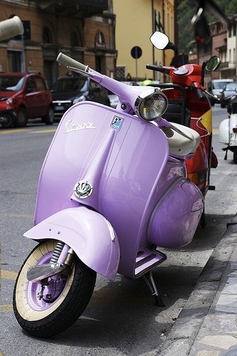 Lilac Vespa