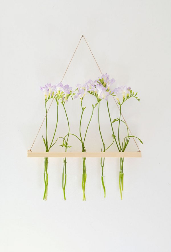 Hanging Test Tube Vases