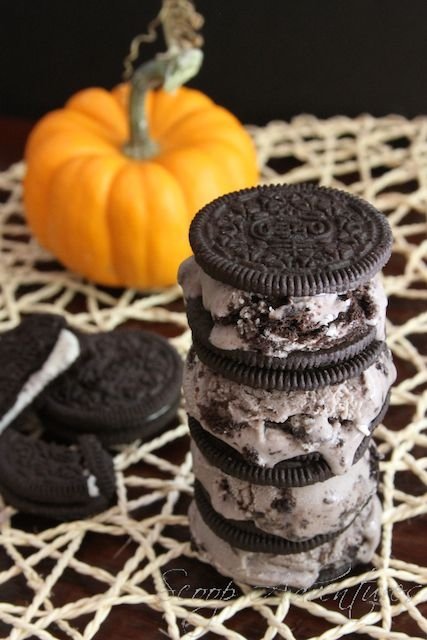 Double Oreo Ice Cream Sandwich