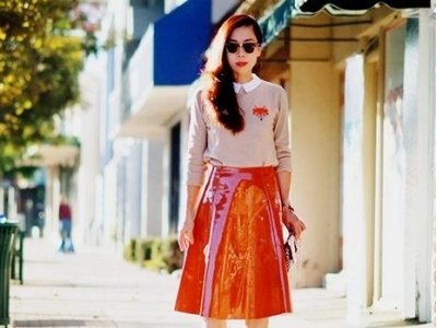 7 Fashion-Forward Patent Skirts and How to Wear Them ...