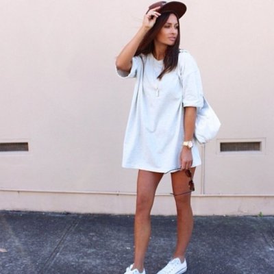 short tee shirt dress