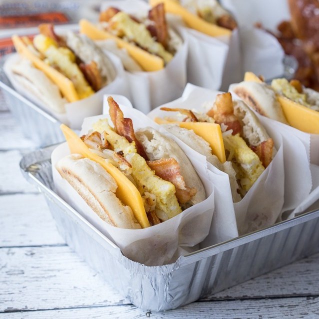 Meal Prep with These Tasty Breakfast Sandwiches when You Just Don't Have Time in the Morning for a Meal ...