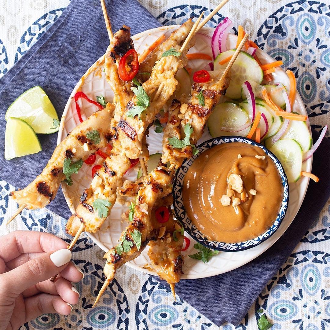 Recipe for Skinny Chicken Satay ...