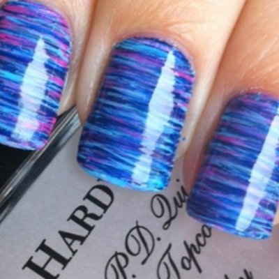 How to Create Fabulous Striped Nails Using Floss ...