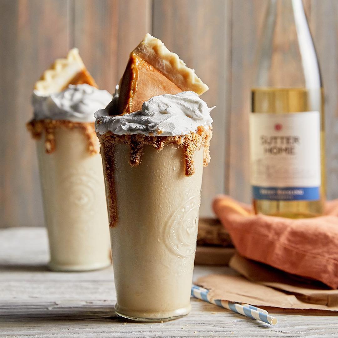 Delish  Homemade Pumpkin Pie Milkshake  Recipe ...