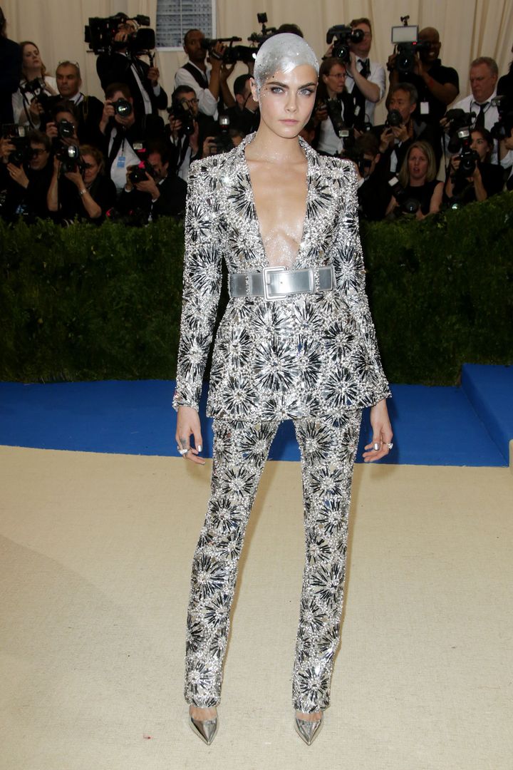 2. Cara Delevingne – Met Gala, 2017