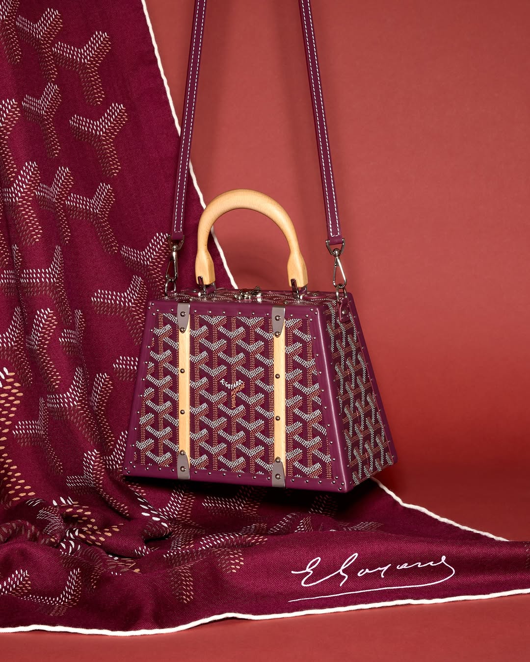 The Unexpected Charm of Burgundy in Maison Goyards Newest...