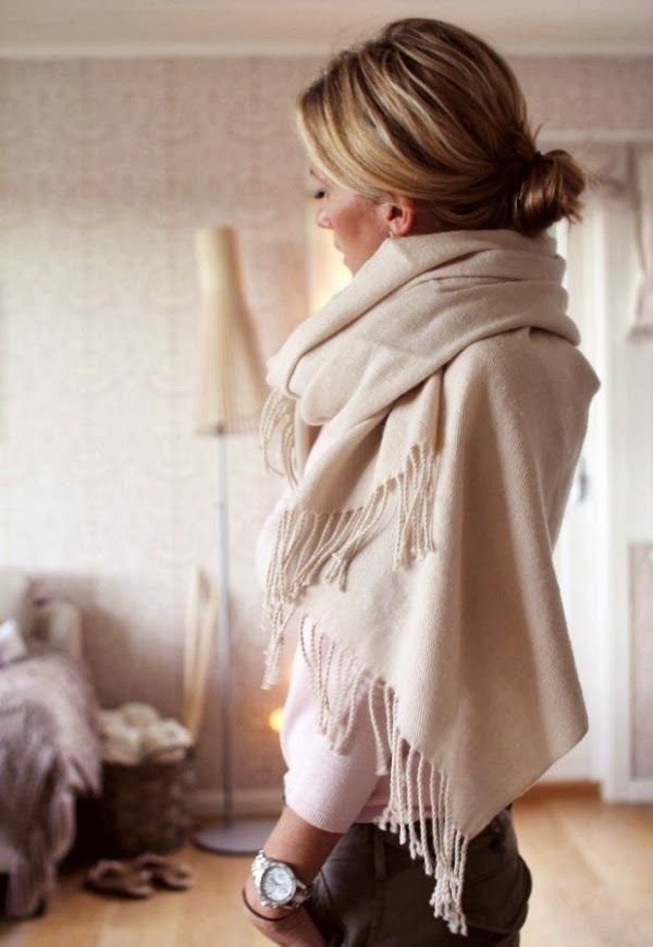 Cream Pashmina