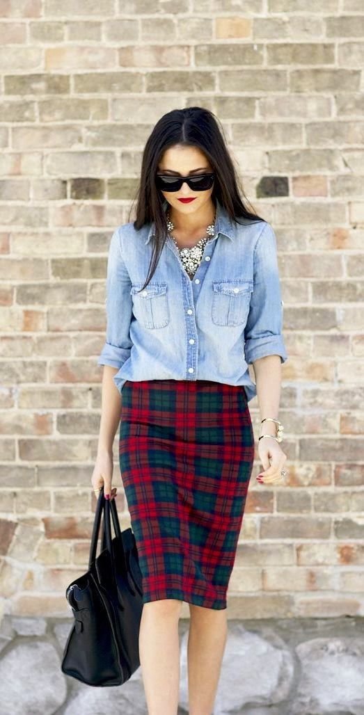 Denim Shirt Outfits For Women (421 ideas & outfits)