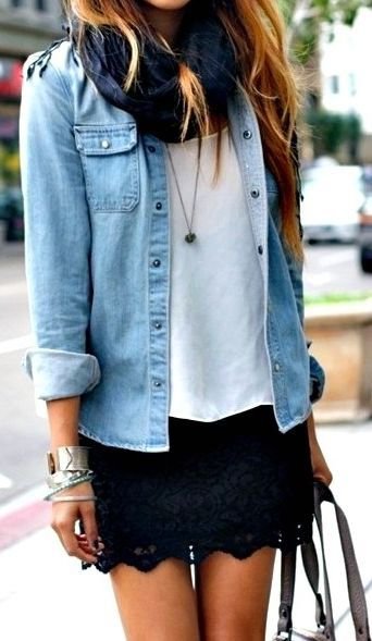 Amazon.com: Ladyful Women's Tie Front Knot Denim Shirt Cardigan Ruffle  Sleeve Crop Jean Blouse Top : Clothing, Shoes & Jewelry