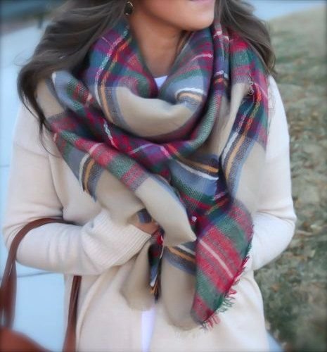 Beautiful Plaid Scarf