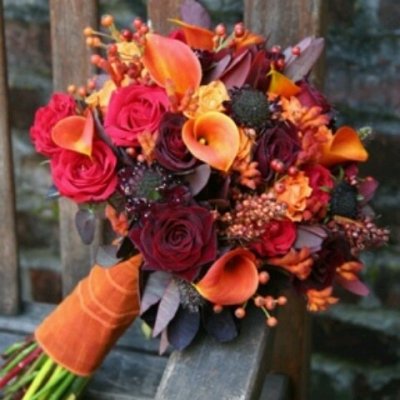 24 Stunning Fall Wedding Bouquets